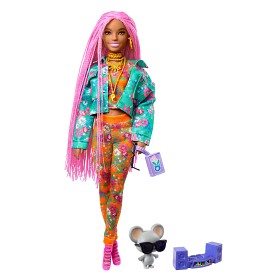 Bild på Barbie Extra Docka (Rosa hår)