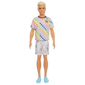 Bild på Barbie Ken Fashionista Docka Rutig tröja 