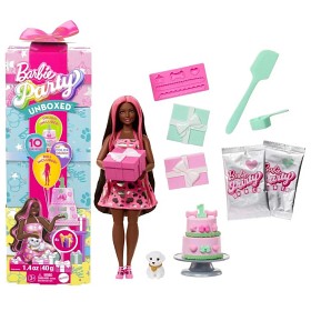 Bild på Barbie Party Unboxed Docka (Svart hår)