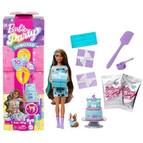 Bild på Barbie Party Unboxed Docka (Brunt hår)