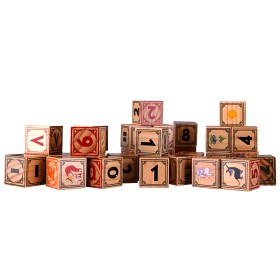 Bild på Barbo Toys Mumin Träklossar 32-pack (Natur)