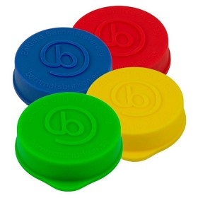Bild på Barnmatsburken Lock till barnmatsburk 4-pack (Flerfärgade)