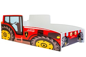 Bild på Kobi Barnsäng Farmi med Madrass Lamborghini 140x70 cm