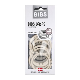 Bild på BIBS Barnvagnsringar 12-pack (Vanilla)