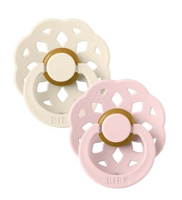 Bild på BIBS Boheme Latex Napp 2-pack 0-6m (Ivory/Blossom)