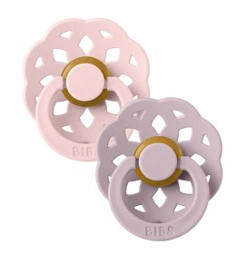 Bild på BIBS Boheme Latex Napp 2-pack 6-18m (Blossom/Dusky Lilac)