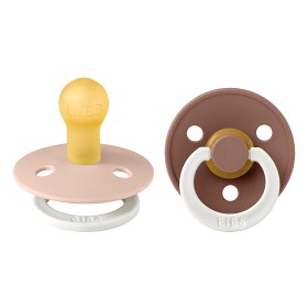 Bild på BIBS Colour Latexnapp 2-pack Size 1 (Blush Glow / Woodchuck Glow)