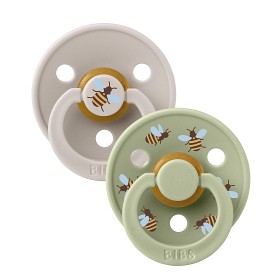 Bild på BIBS Colour Studio Latexnapp 2-pack Size 3 Bumblebee (Mushroom Mix)