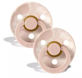 Bild på BIBS Colour Tie Dye Napp 2-pack 0-6 m (Blush Ivory/Blush Ivor)