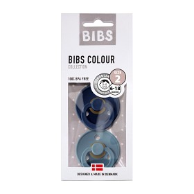 Bild på BIBS Napp Colour 2-pack 6-18m (Deep Space/Petrol)