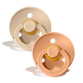 Bild på BIBS Napp Colour 2-pack 6-18m (Vanilla/Peach)