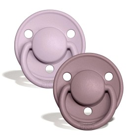 Bild på BIBS Napp De Lux 2-pack 0-6m (Dusky Lilac/Heather)