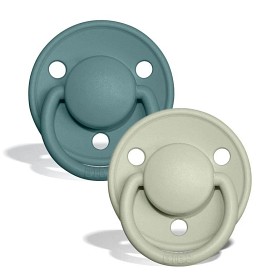 Bild på BIBS Napp De Lux 2-pack 6-18m (Island Sea/Sage)