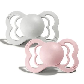 Bild på BIBS Napp Supreme 2-pack 6-18m (Haze/Blossom)