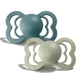 Bild på BIBS Napp Supreme 2-pack 6-18m (Island Sea/Sage)