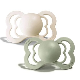 Bild på BIBS Napp Supreme 2-pack 6-18m (Ivory/Sage)