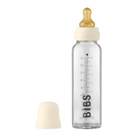 Bild på BIBS Nappflaska Glas 225ml (Ivory)
