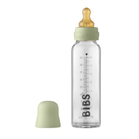 Bild på BIBS Nappflaska Glas 225ml (Sage)