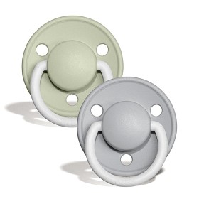 Bild på BIBS Nattnapp De Lux 2-pack 6-18m (Sage/Cloud)