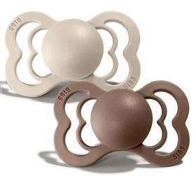 Bild på BIBS Supreme Latex Napp 2-pack 0-6 m (Vanilla & Dark Oak)