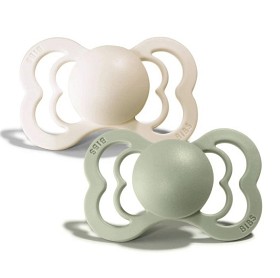 Bild på BIBS Supreme Latex Napp 2-pack 0-6m (Ivory/Sage)