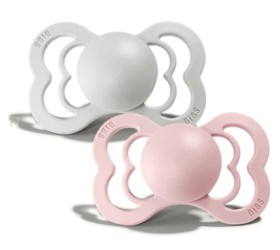 Bild på BIBS Supreme Latex Napp 2-pack 6-18m (Haze/Blossom)