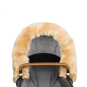 Bild på Bjällra Of Sweden Päls till sufflett på barnvagn (Beige)