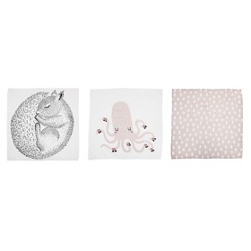 Bild på Bloomingville Muslinfiltar 3-pack (Rosa)