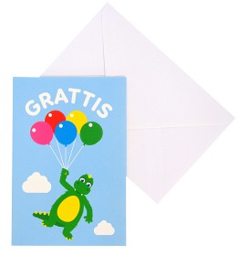 Bild på Bolibompa Gratulationskort (Ballong)