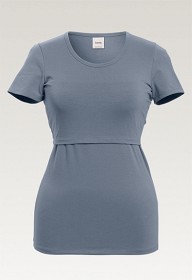 Bild på BOOB Classic Kortärmad Top (Gråblå) Strl XS