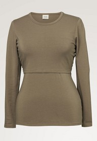 Bild på BOOB Classic Långärmad Top (Grön khaki)