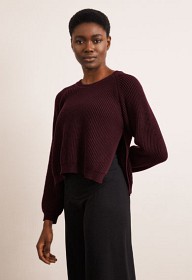 Bild på Boob Nina Stickad Tröja (Plum) Strl L/XL