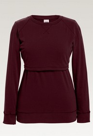 Bild på BOOB Warmer Sweatshirt (Vinröd) Strl XS