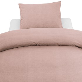 Bild på Borganäs Påslakanset 150x210 cm Washed (Rosa)