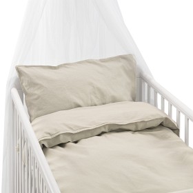 Bild på Borganäs Påslakanset Spjälsäng Humble (Beige)