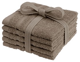Bild på Borganäs Tvättlappar 5-pack (Brun)
