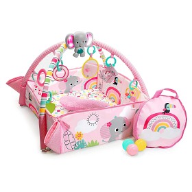 Bild på Bright Starts Babygym 5-i-1 med bollar (Rosa)