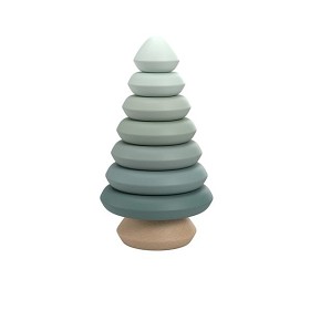 Bild på Cam Cam Stapelleksak Träd (Dusty Green)