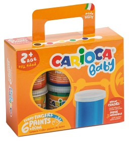 Bild på Carioca Baby Fingerfärg 6 st