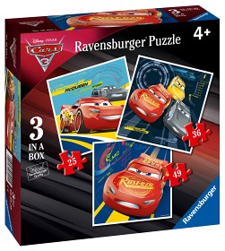 Bild på Ravensburger Pussel Disney Cars 25/36/49-bitar
