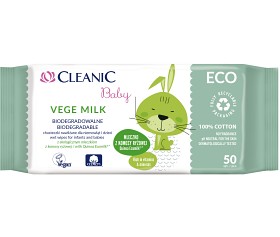 Bild på Cleanic Baby ECO Vege Milk Våtservetter