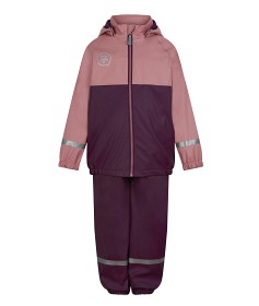 Bild på Color Kids Fleecefodrat Regnställ (Ash Rose)