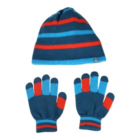 Bild på Color Kids Mössa och Vantar Dahl Moroccan Blue