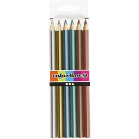 Bild på Colortime Färgpennor 6 st (Metallic)