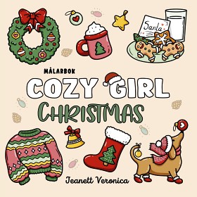 Bild på Cozy Girl Christmas Färgläggningsbok