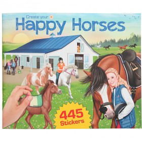 Bild på Create your happy horses Pysselbok med klistermärken