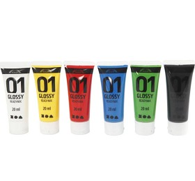 Bild på Creativ Company A-color akrylfärg 6x20 ml (Standardfärger)
