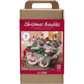 Bild på Creativ Company DIY Kit Julgranskulor (Pärlor)
