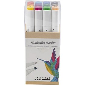 Bild på Creativ Company Illustrations marker 12 st (Standard)