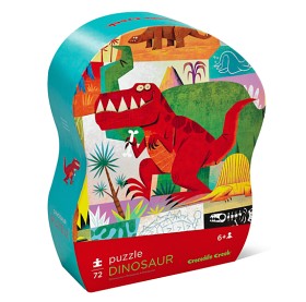 Bild på Crocodile Creek Pussel Dinosaurier (72-bitar)